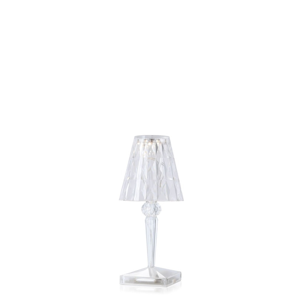 Kartell Battery Transparent Table Lamp - Crystal