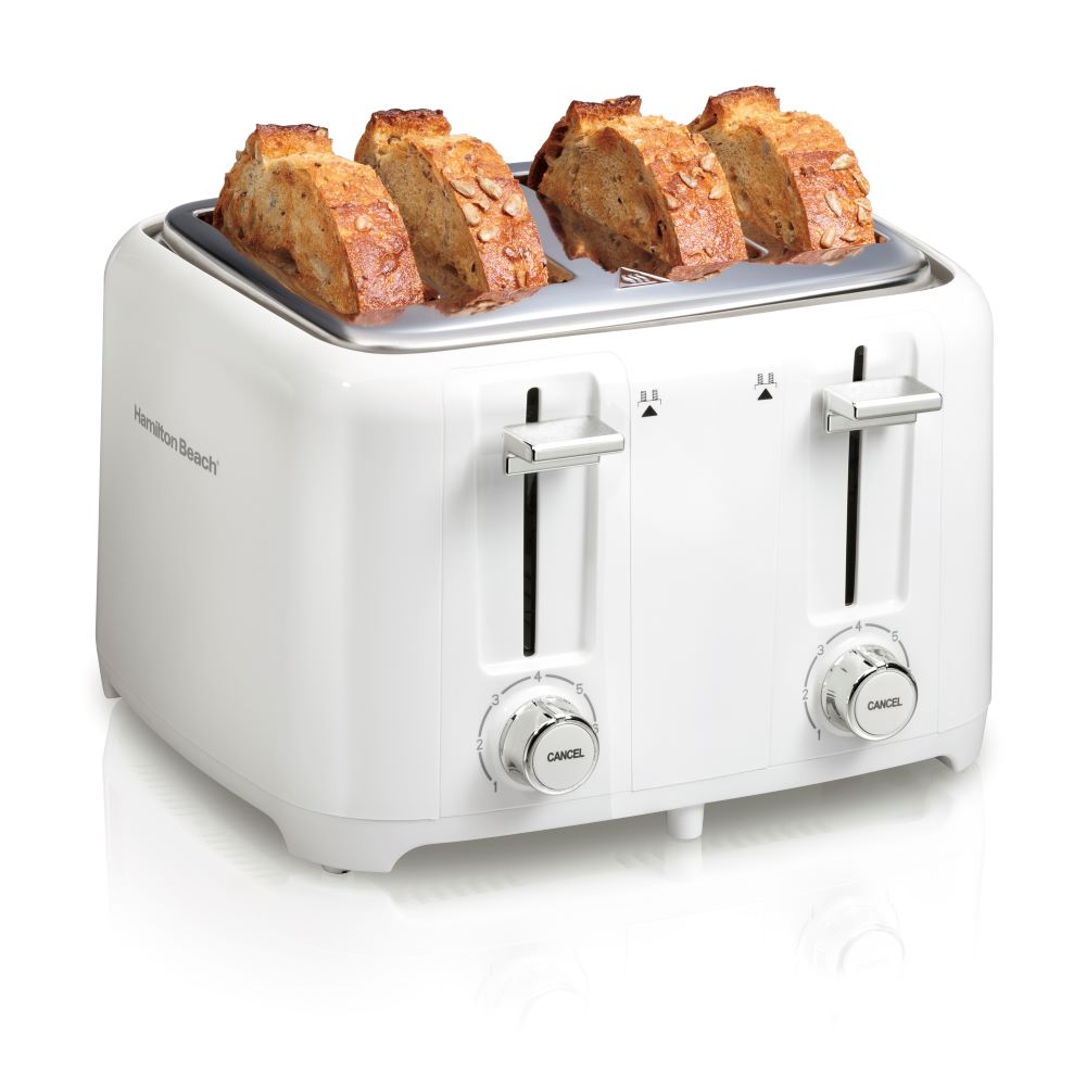 Hamilton Beach® 4-Slice Toaster with Extra-Wide Slots White