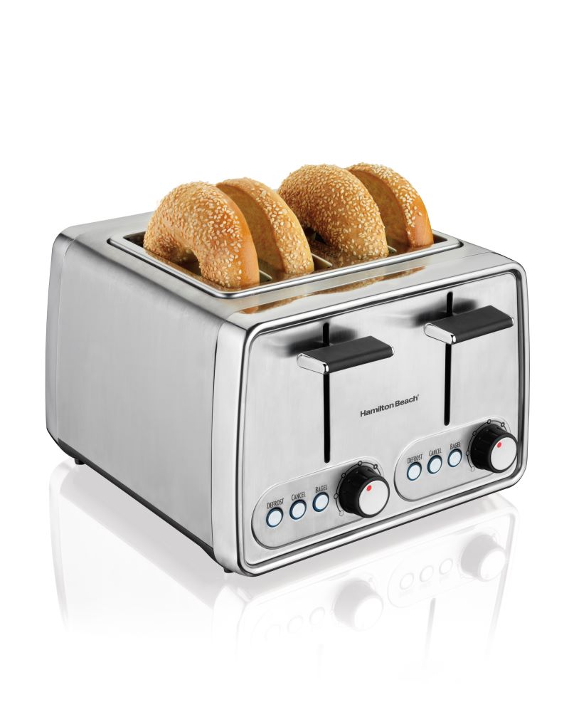 Hamilton Beach Modern Chrome 4 Slice Toaster