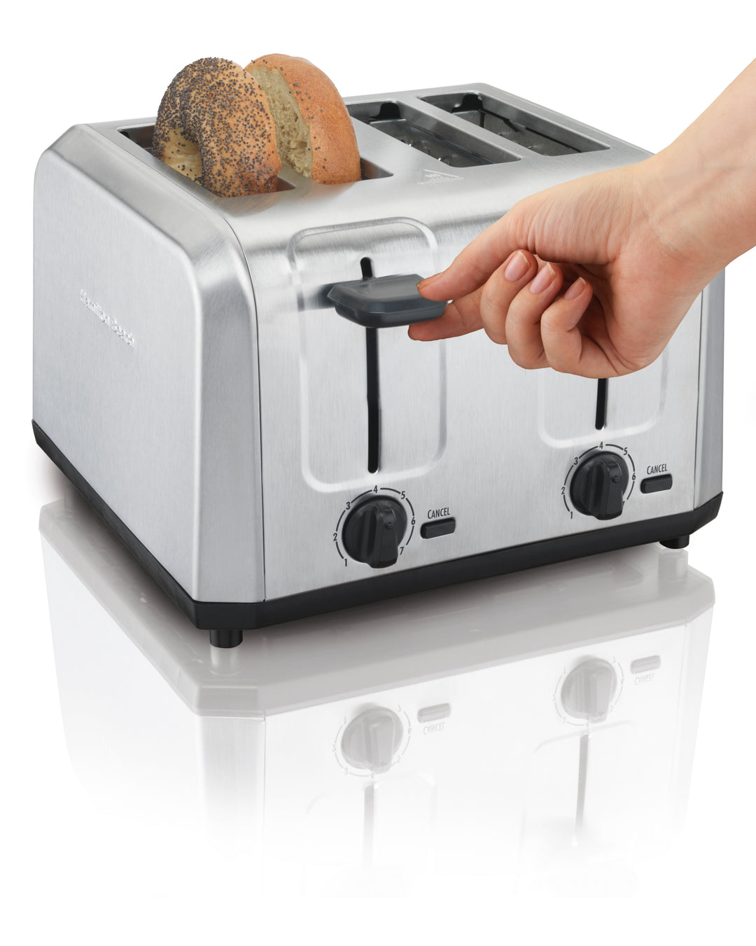 Hamilton Beach 4 Slice Brushed Stainless Steel Toaster