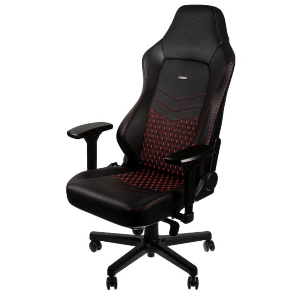 Noble HERO Gaming Chair - black/red - Real Leather