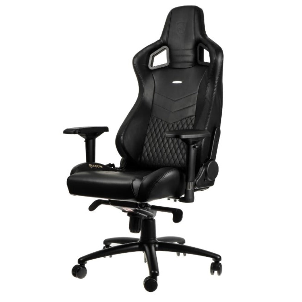 Noble EPIC Gaming Chair - Black - Real Leather