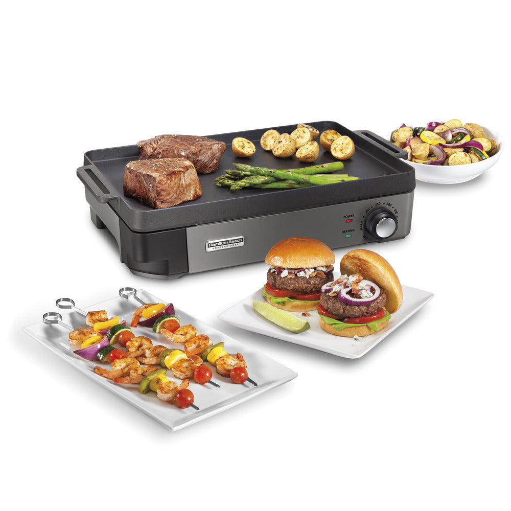 Hamilton Beach Professional Cast Iron Electric Grill