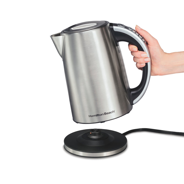 Hamilton Beach 1.7L Variable Temperature Kettle with 6 Settings