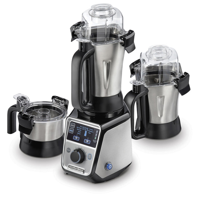 Hamilton Beach Professional 2.2 HP 120V Mixie / Juicer /Grinder with 3 Stainless Steel Jars