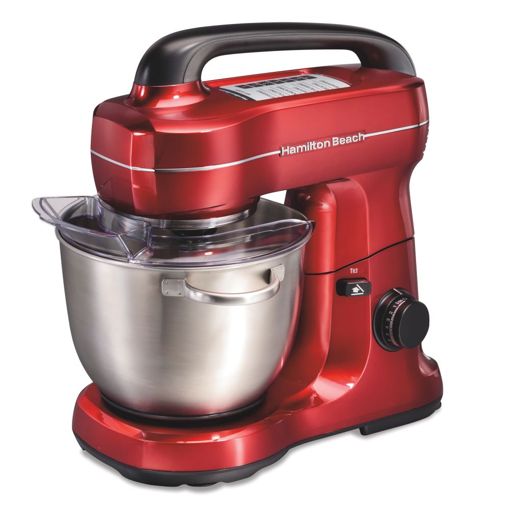 Hamilton Beach 7 Speed Metallic Planetary Stand Mixer - Red