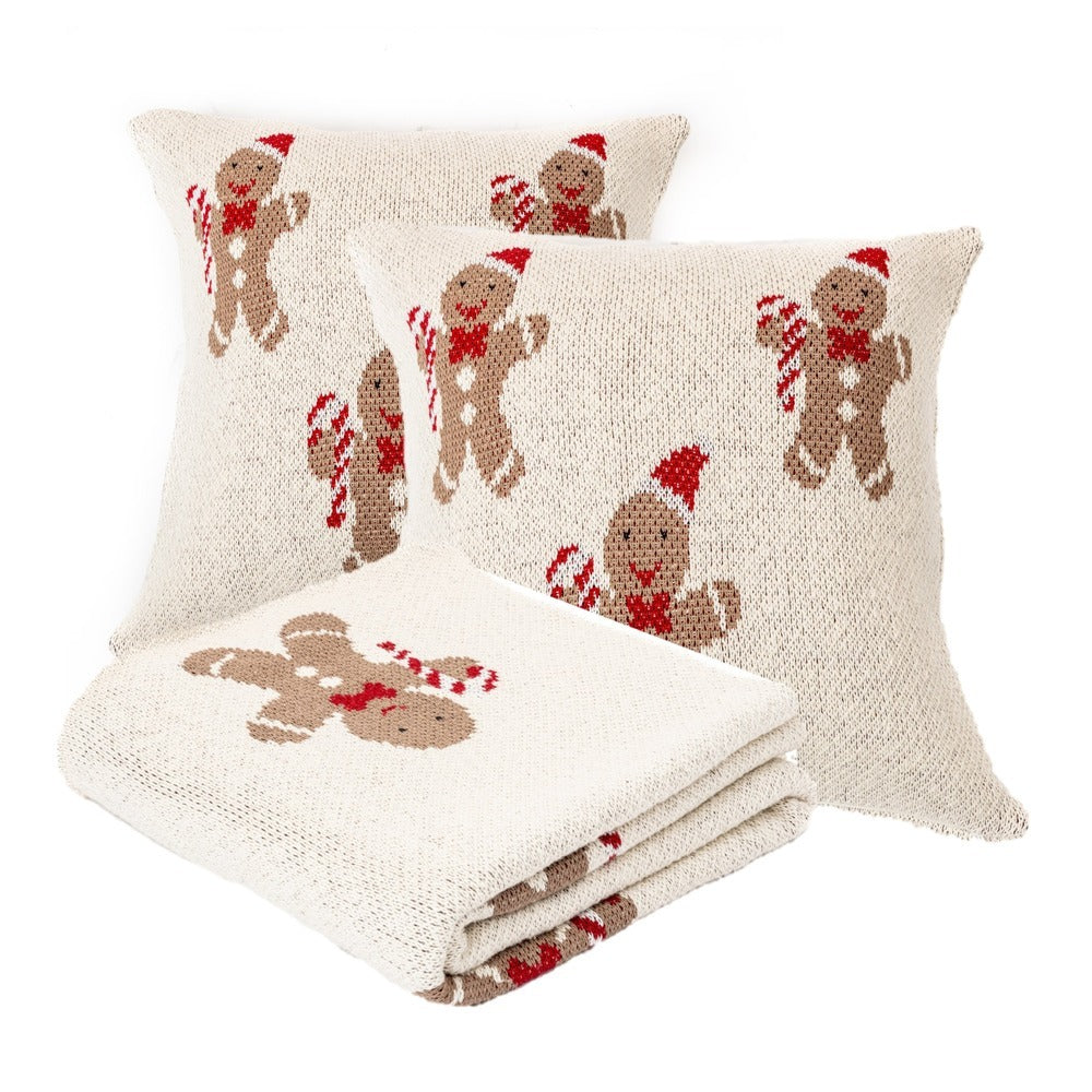 Brunelli Bonhomme Throw and Cushions Set