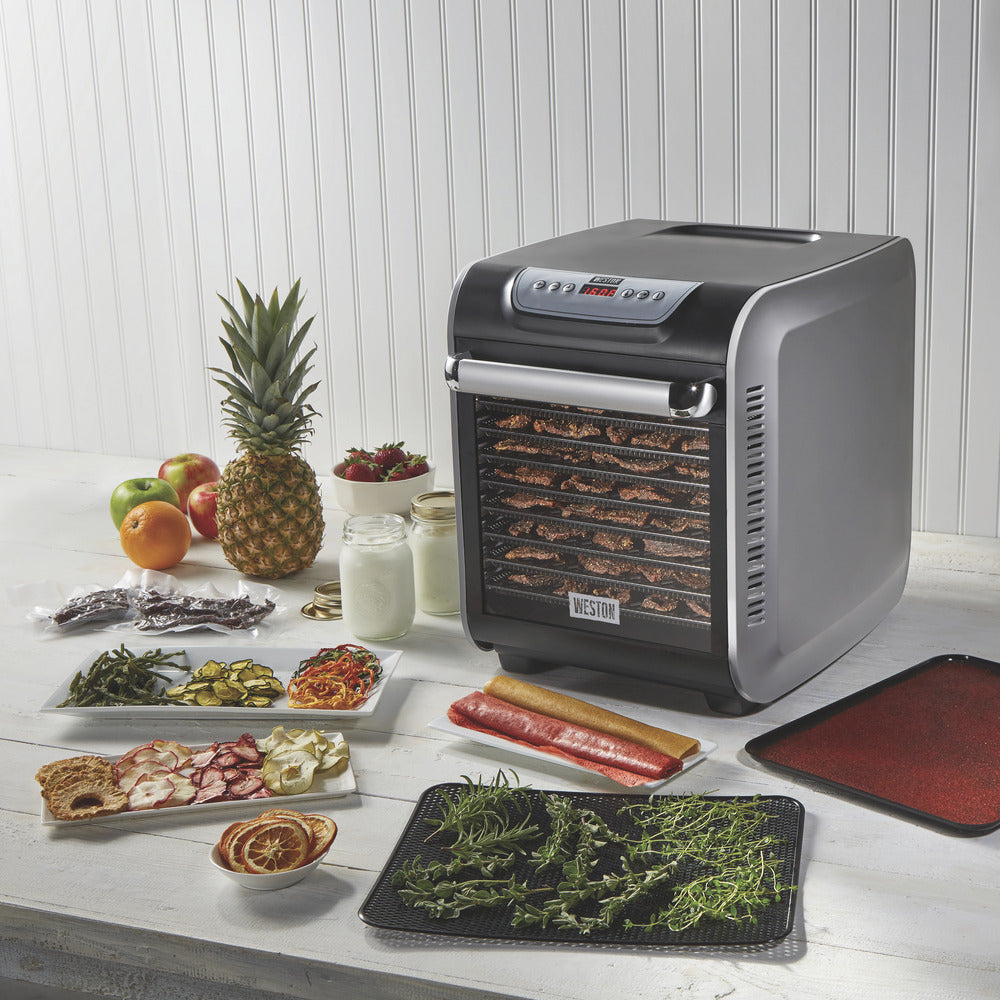 Weston 10 Tray Digital Food Dehydrator with Oven-Style Door