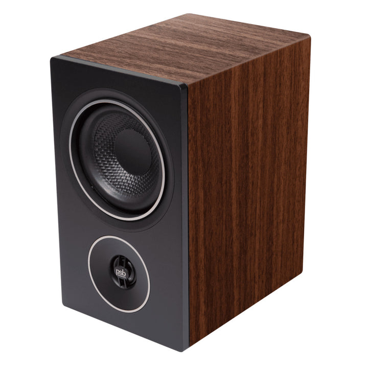 PSB Alpha P3 – Compact Bookshelf - Walnut Woodgrain