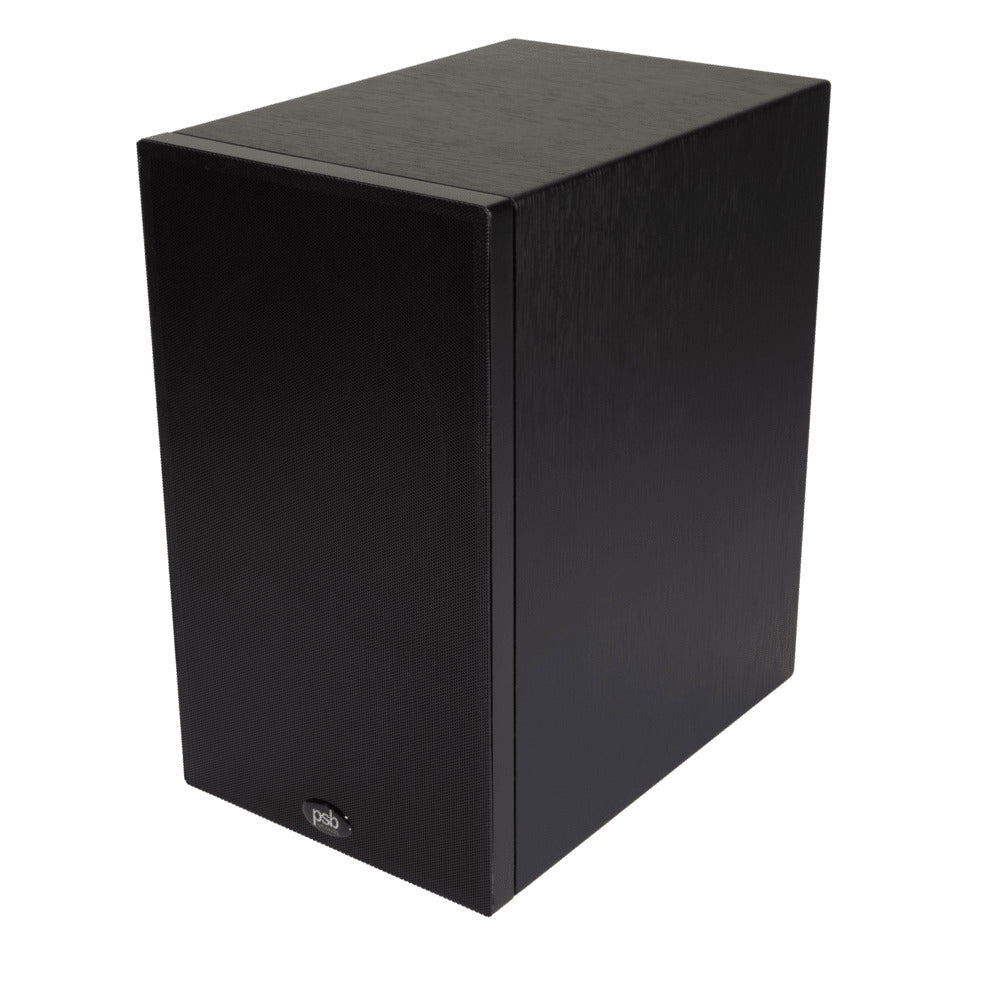 PSB Alpha P5 Bookshelf Speakers - Black Ash Woodgrain