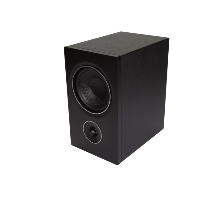 PSB Alpha P5 Bookshelf Speakers - Black Ash Woodgrain