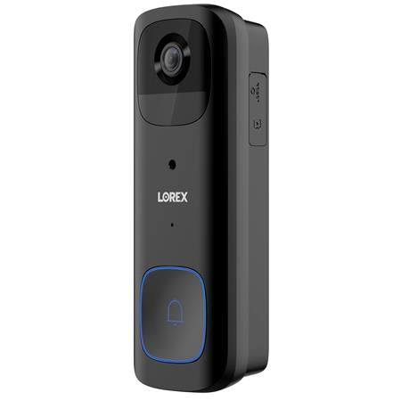 Lorex 2K Wireless Black Doorbell (Battery-Operated)