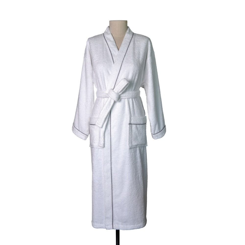 Talesma Terry Kimono Bathrobe with Binding - Small / Medium