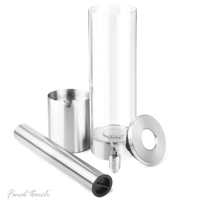 Final Touch® 2.5 L Stainless Steel & Glass Beverage Dispenser