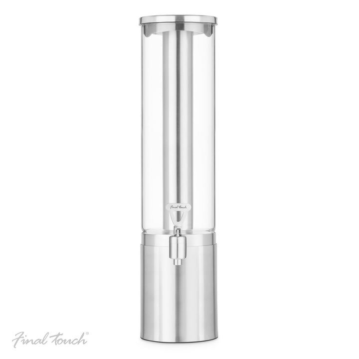 Final Touch® 2.5 L Stainless Steel & Glass Beverage Dispenser