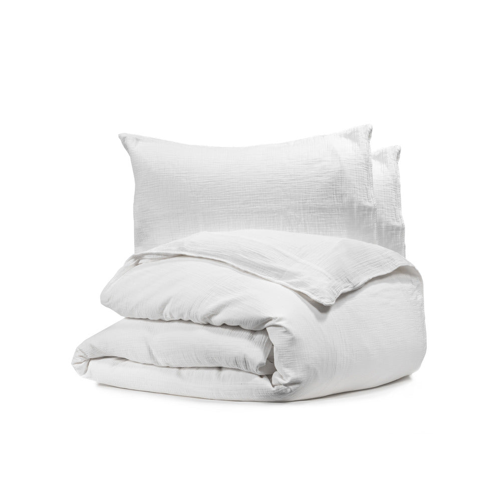 Bianca Duvet Cover Set Emilia - Queen (Neige)