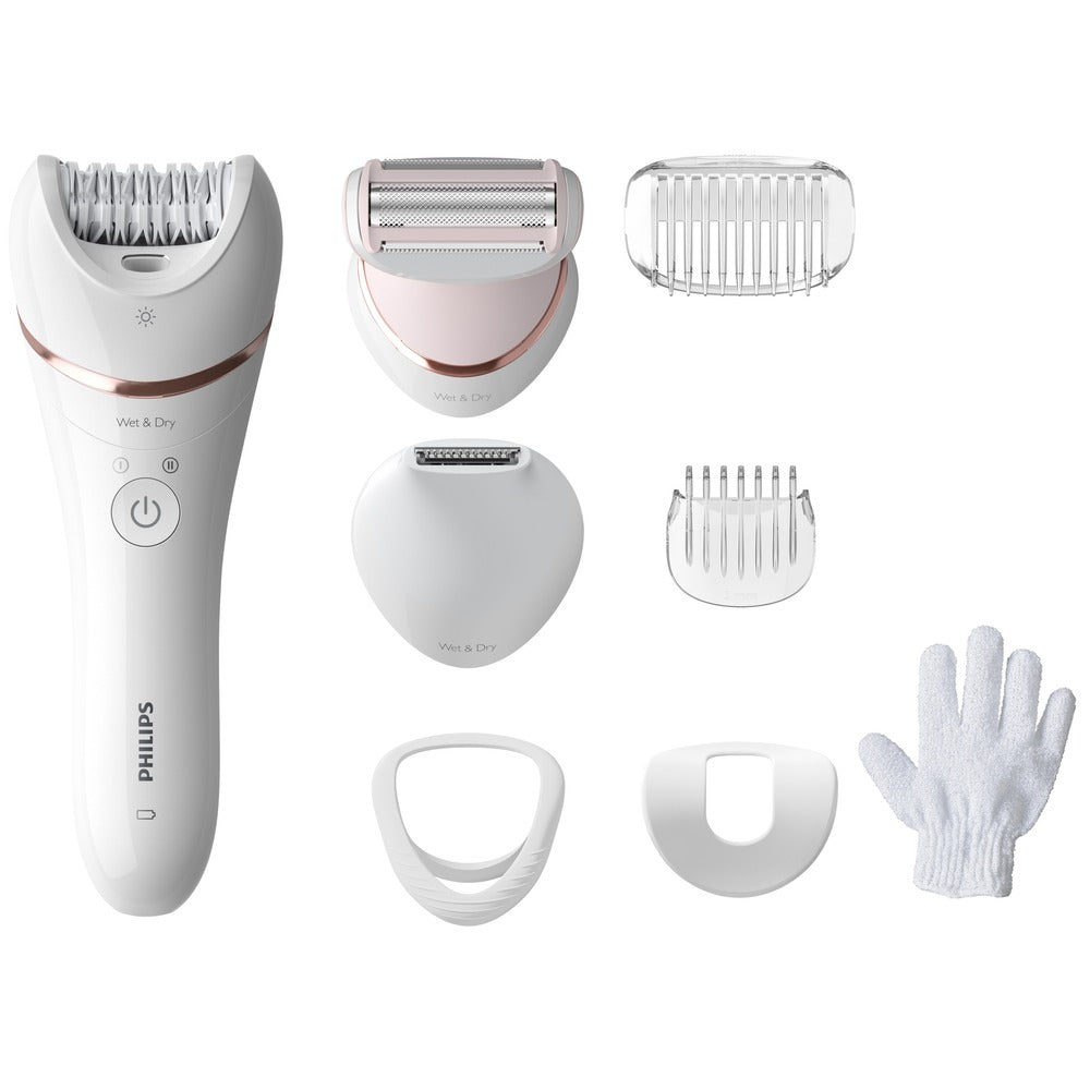 Philips Epilator Series 8000 Wet & Dry epilator, BRE720/14