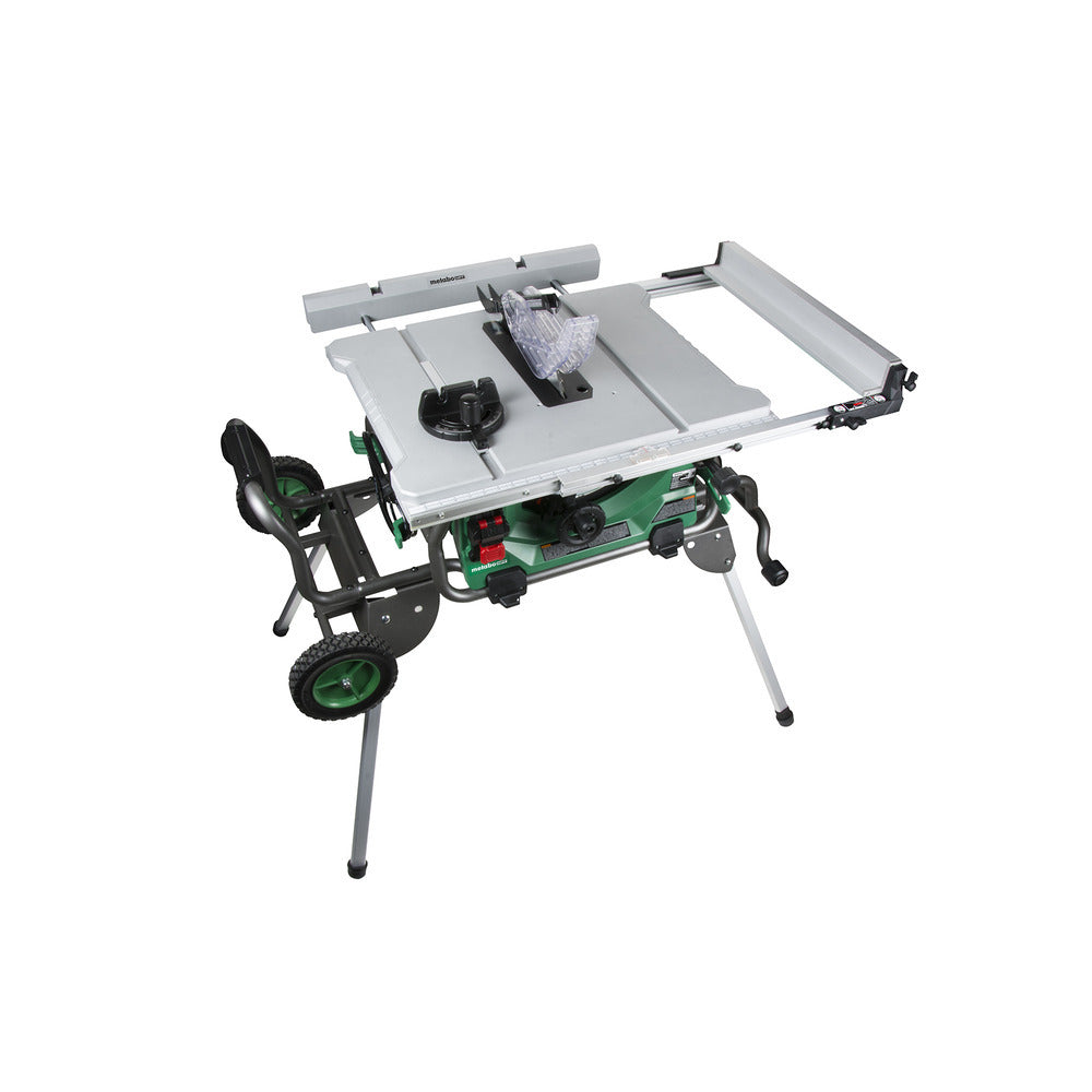 Metabo 10" Jobsite Table Saw with Fold & Roll Stand