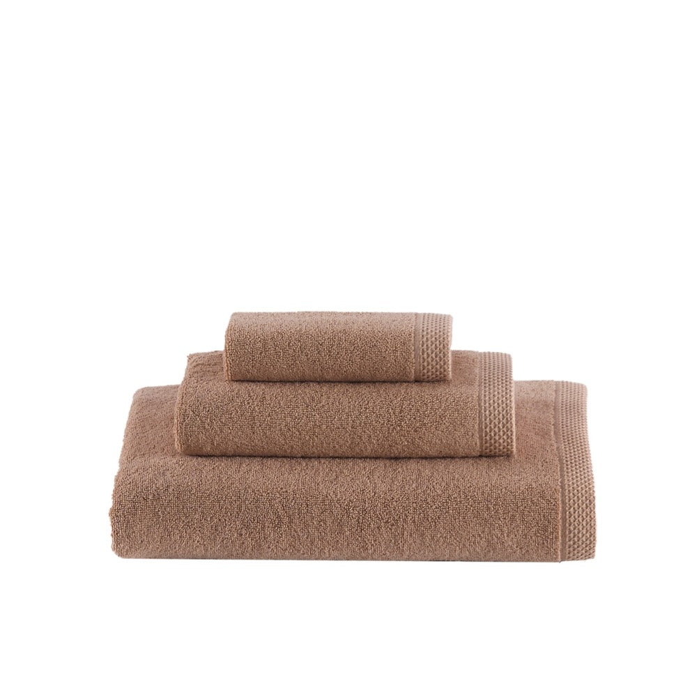 Talesma Côte d'Azur Towel Set - 4-Piece Ensemble Featuring Bath Sheet and Towels - Rosso