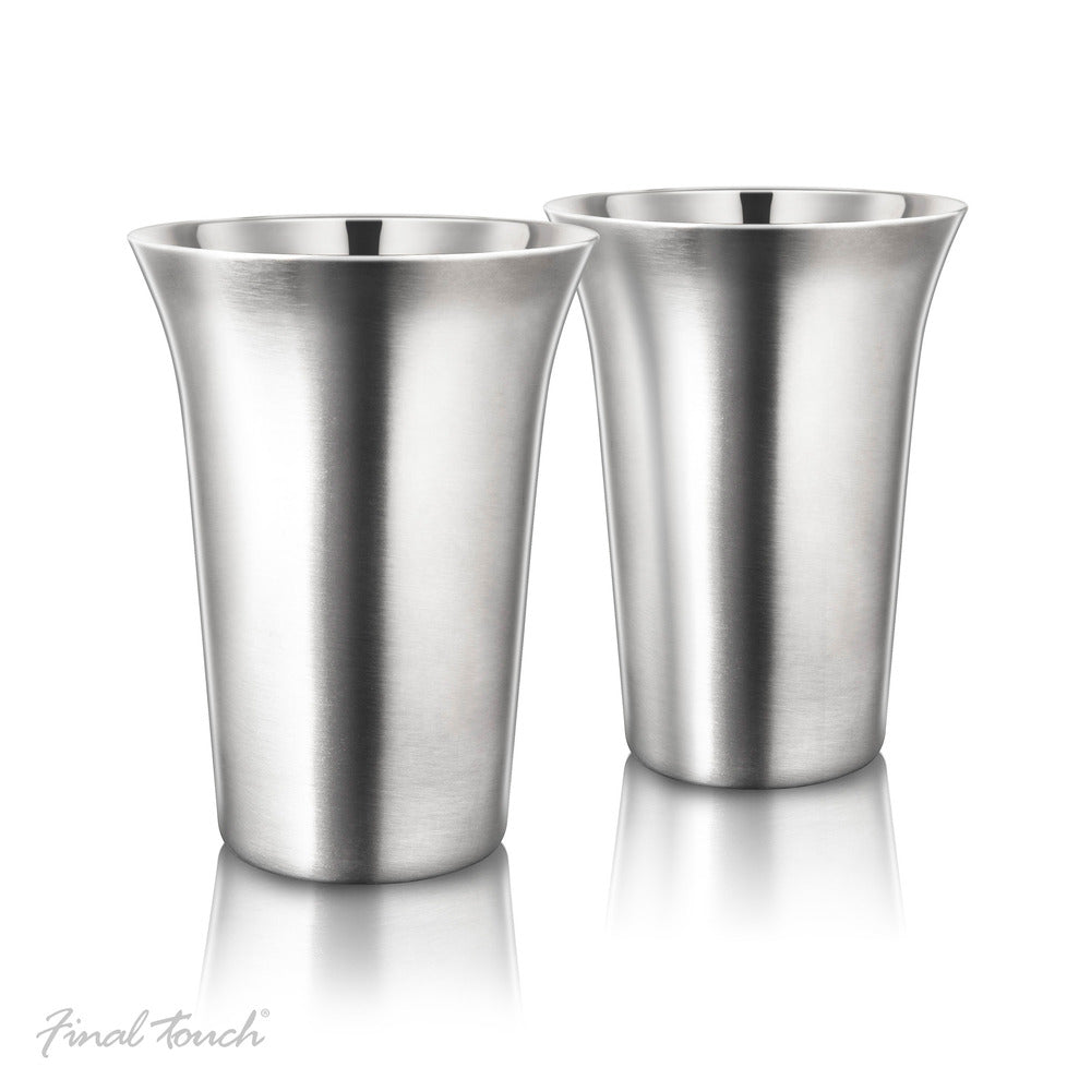 Final Touch® 12 oz Double-Wall Coffee Cups - Set of 2