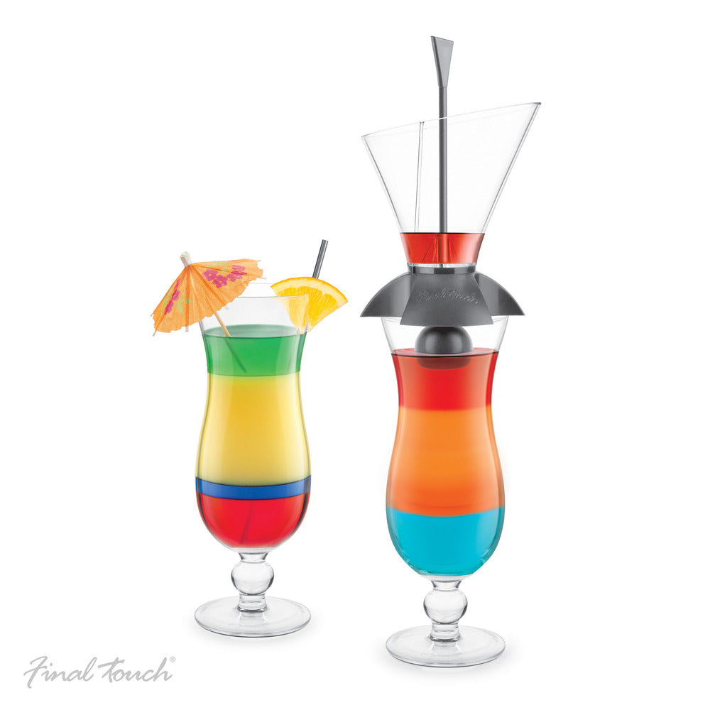 Final Touch® Rainbow Cocktail Layering Tool Set