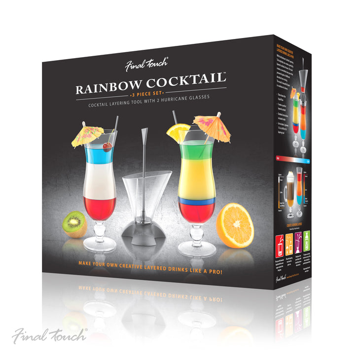 Final Touch® Rainbow Cocktail Layering Tool Set