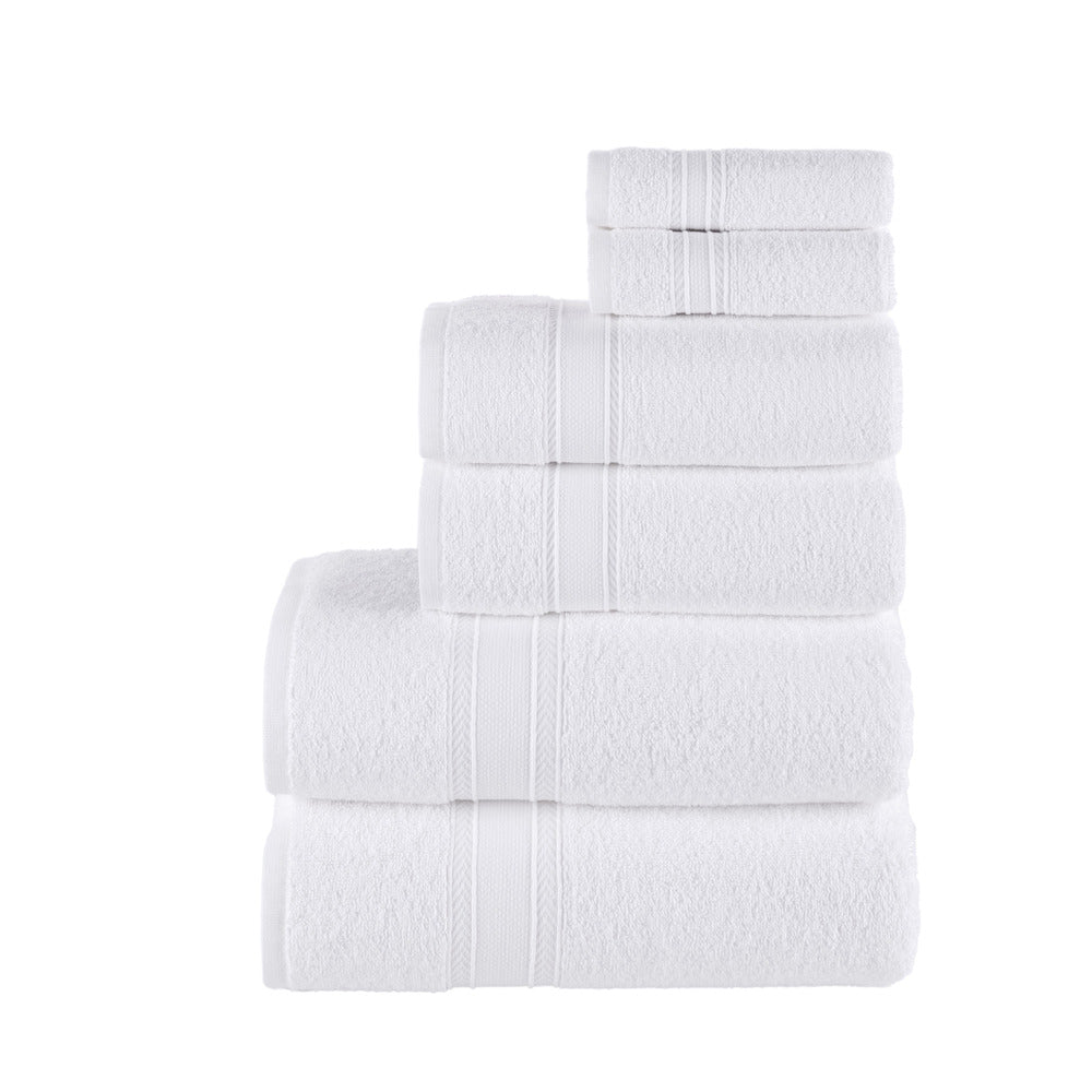 Talesma Como 6 Piece Towel Set - White