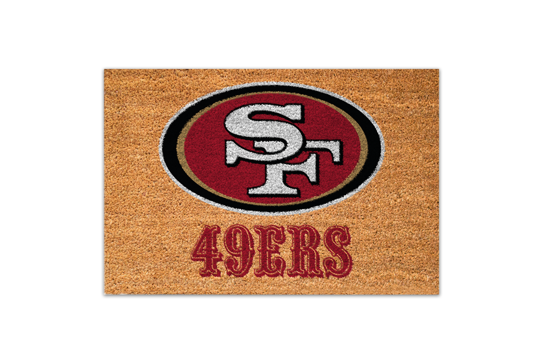 COIR Door Mat - Team: San Fancisco 49ers