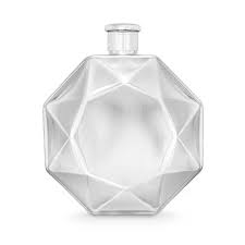 Final Touch® Luxe Diamond Flask - Stainless Steel