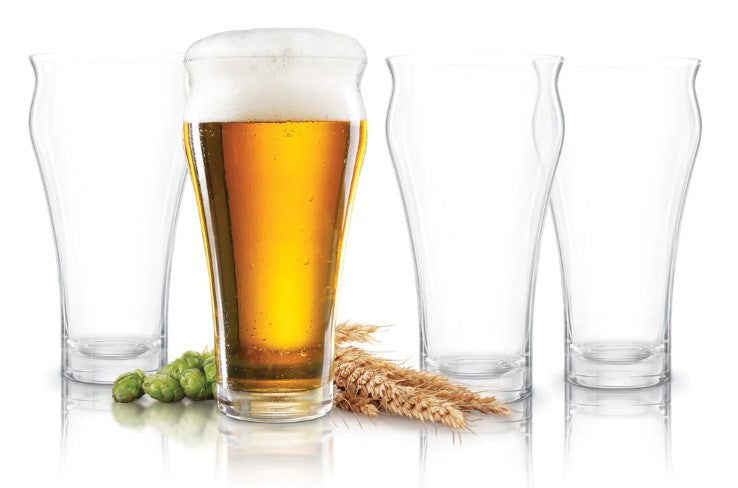 Final Touch® Brewhouse Beer Glass - Set of 4 - 17 oz (500 ml)