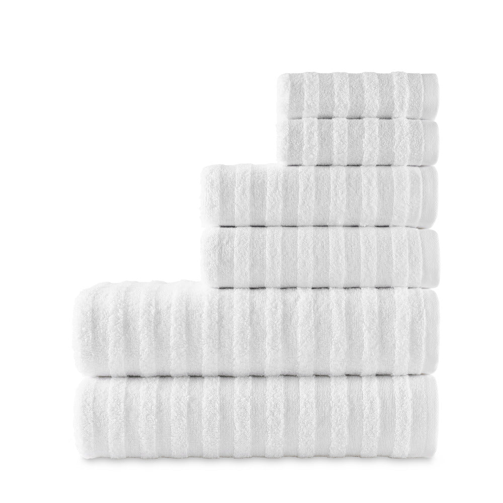 Talesma Hawaii Set of 6 Towels - White