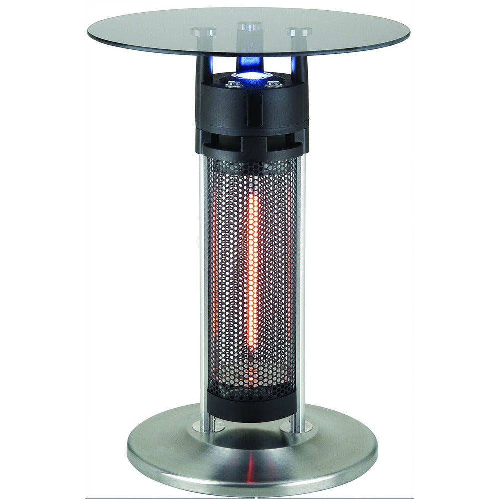 Ener-g+ Bistro style  Infrared Heated Table, 1400 Watts, with LED light