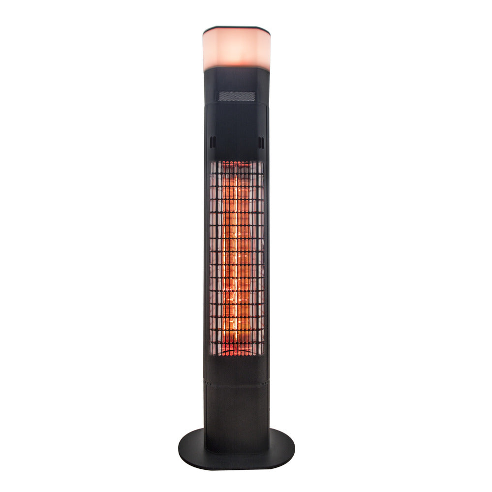 Ener-g+ Infrared Electric Outdoor Heater - Freestanding With Gold Tube and Speaker