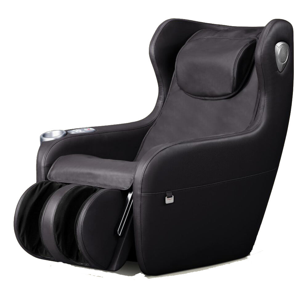 iComfort  Massage Chair - With Reversable Foot Rest and 3 Massage Modes - Black