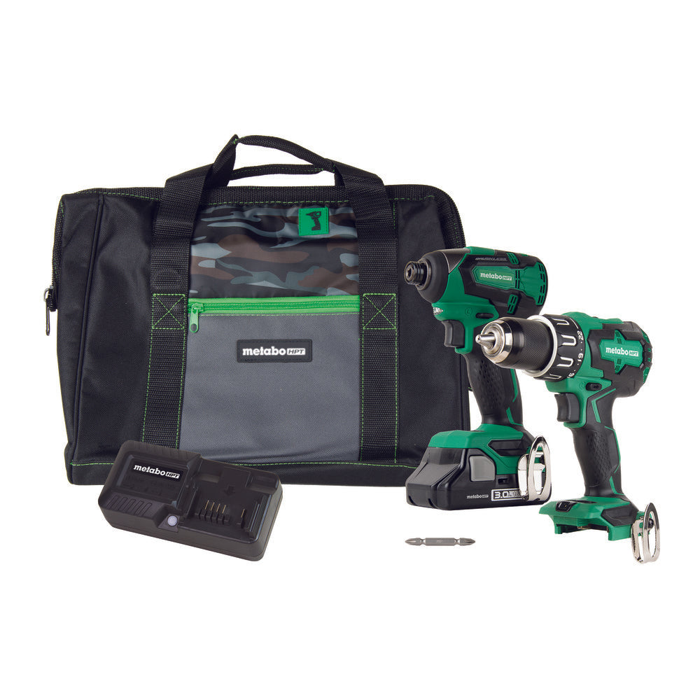 Metabo 18V Brushless 2 tools combo kit. 3Ah Battery