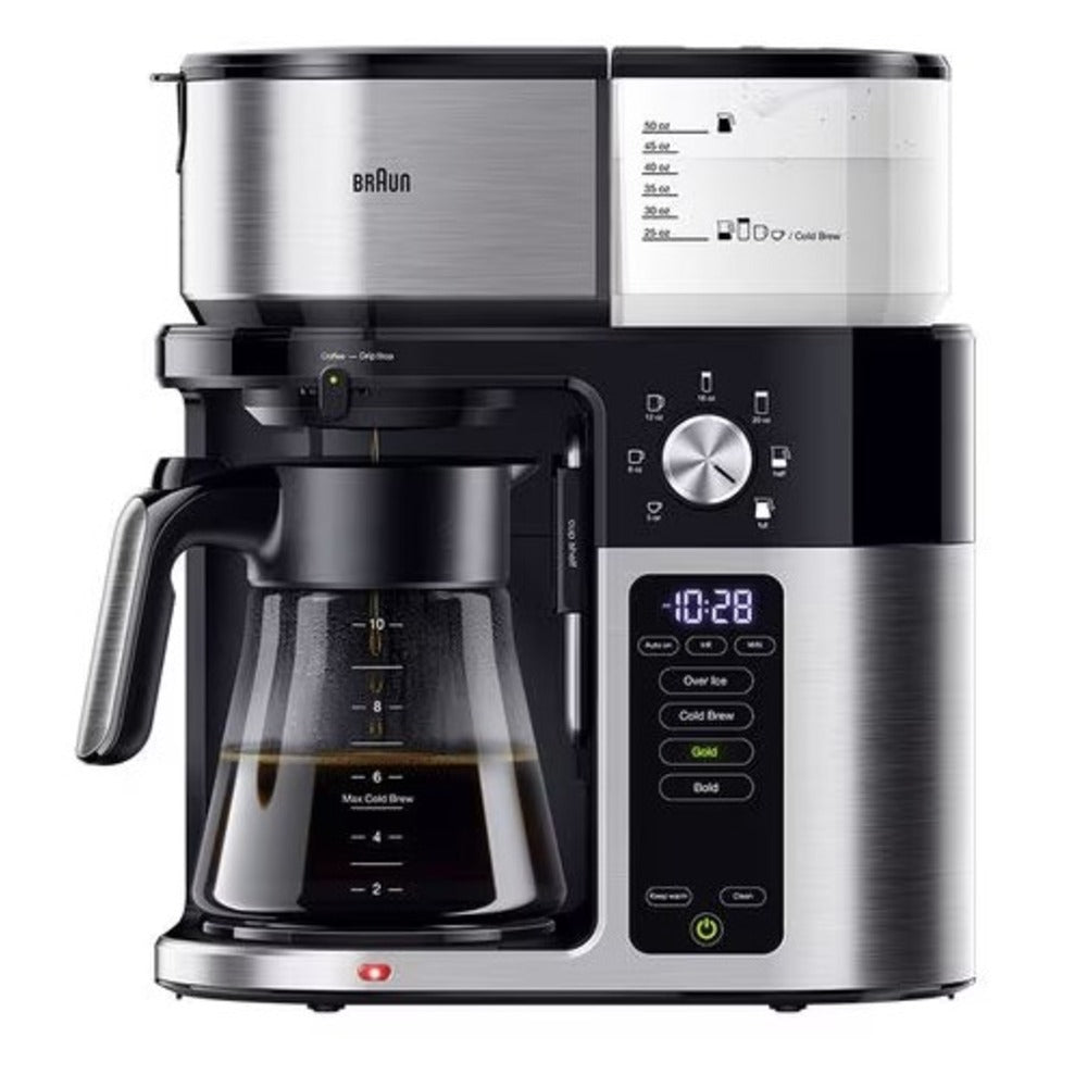 Braun MultServe Coffee Machine - Black with Hot Water