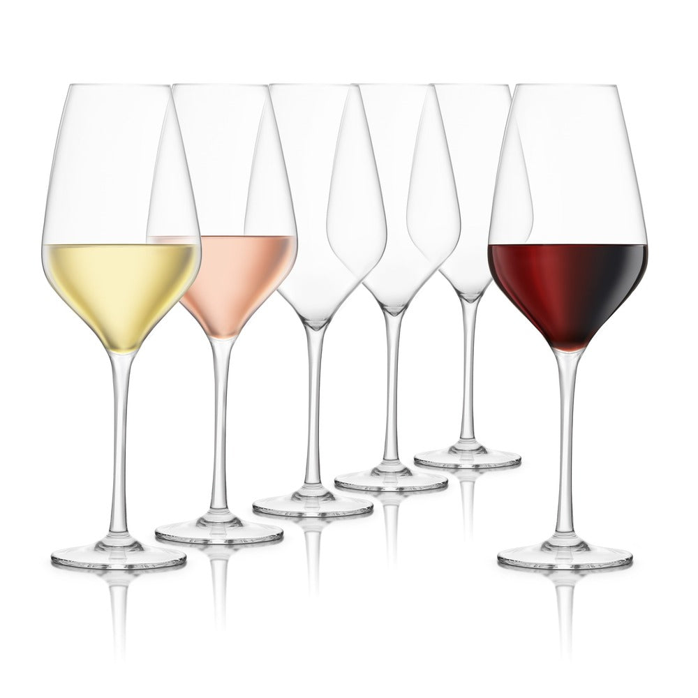 Verres à vin en cristal sans plomb Final Touch® Everyday - Lot de 6