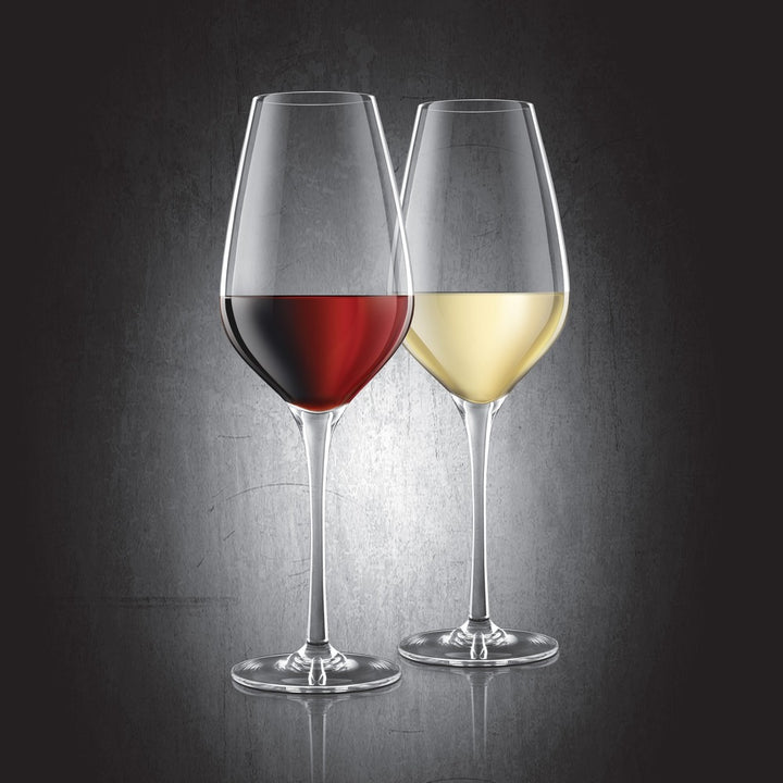 Final Touch® Everyday Lead-Free Crystal Wine Glasses - Set of 8