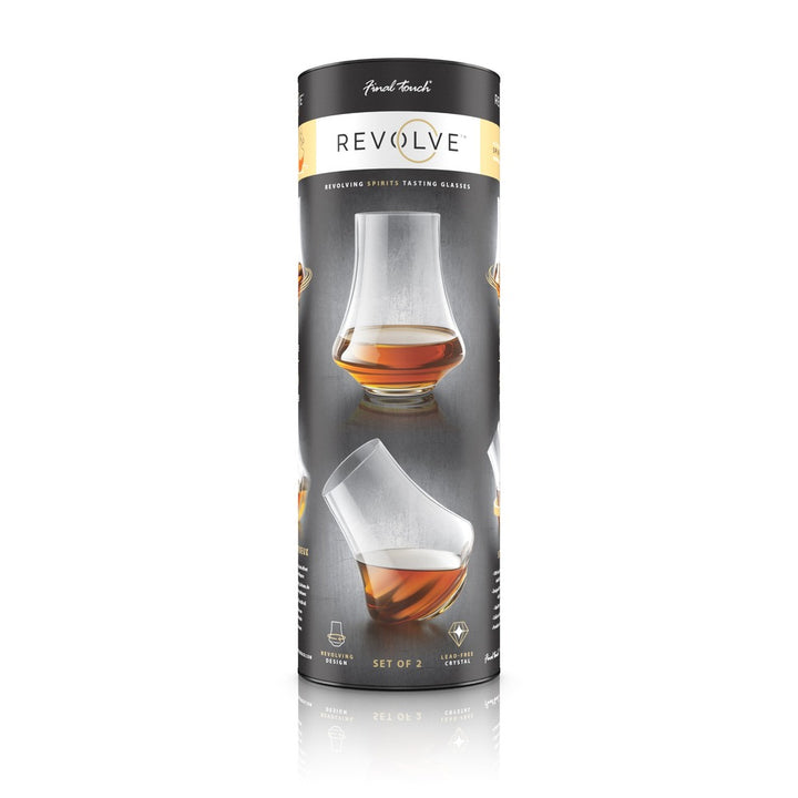 Final Touch® Revolve Spirits Tasting Glass – Set of 2 - 2oz (60ml)