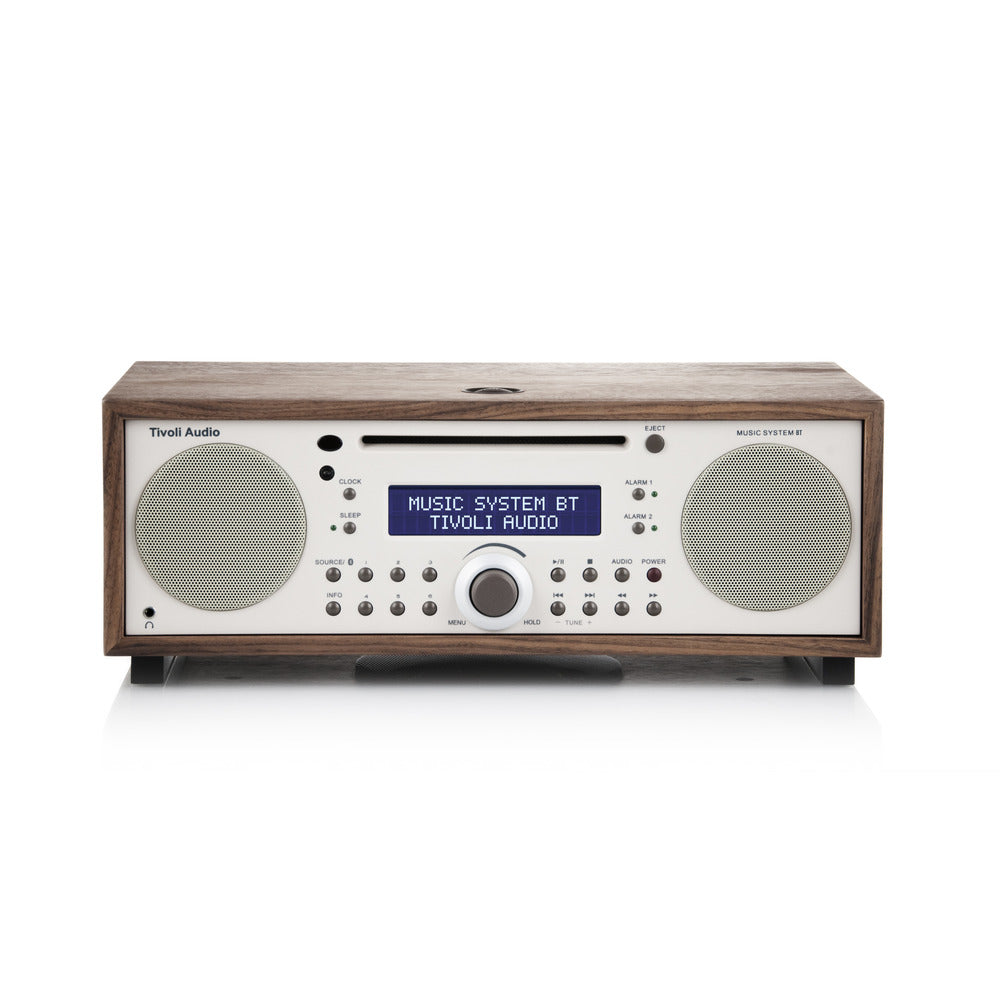 Tivoli Audio Music System with Bluetooth, CD Player, and AM/FM Radio - Walnut