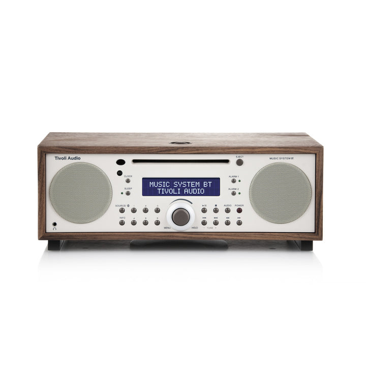 Tivoli Audio Music System with Bluetooth, CD Player, and AM/FM Radio - Walnut