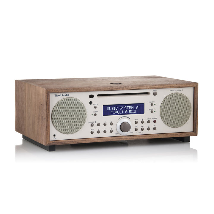 Tivoli Audio Music System with Bluetooth, CD Player, and AM/FM Radio - Walnut