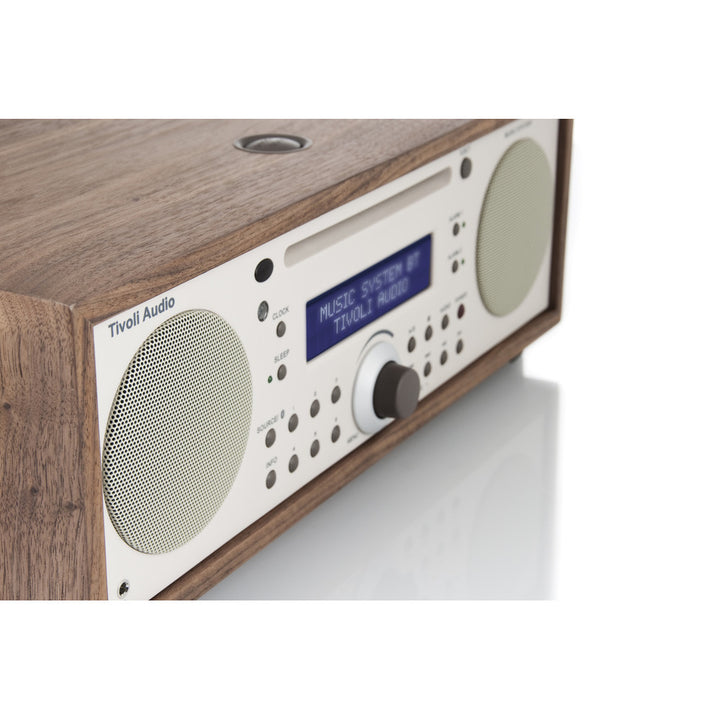 Tivoli Audio Music System with Bluetooth, CD Player, and AM/FM Radio - Walnut