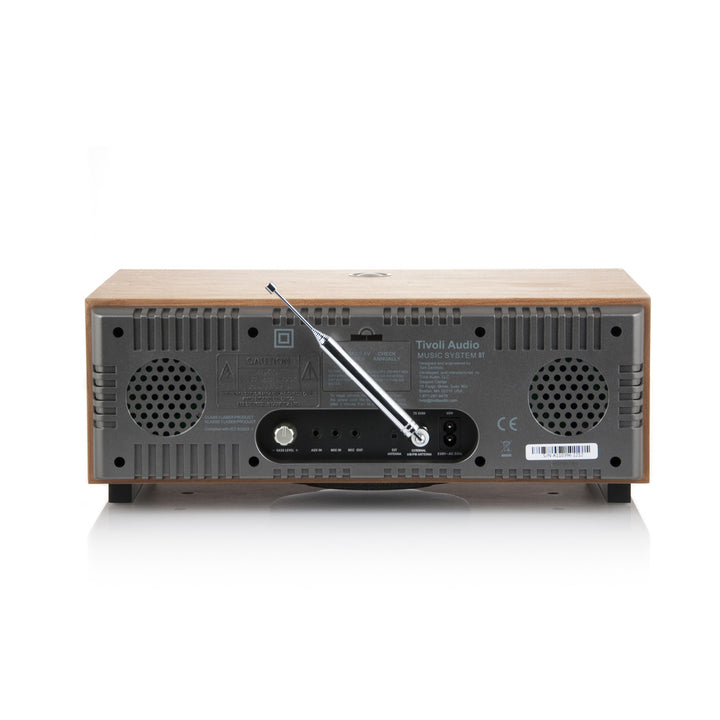 Tivoli Audio Music System with Bluetooth, CD Player, and AM/FM Radio - Walnut