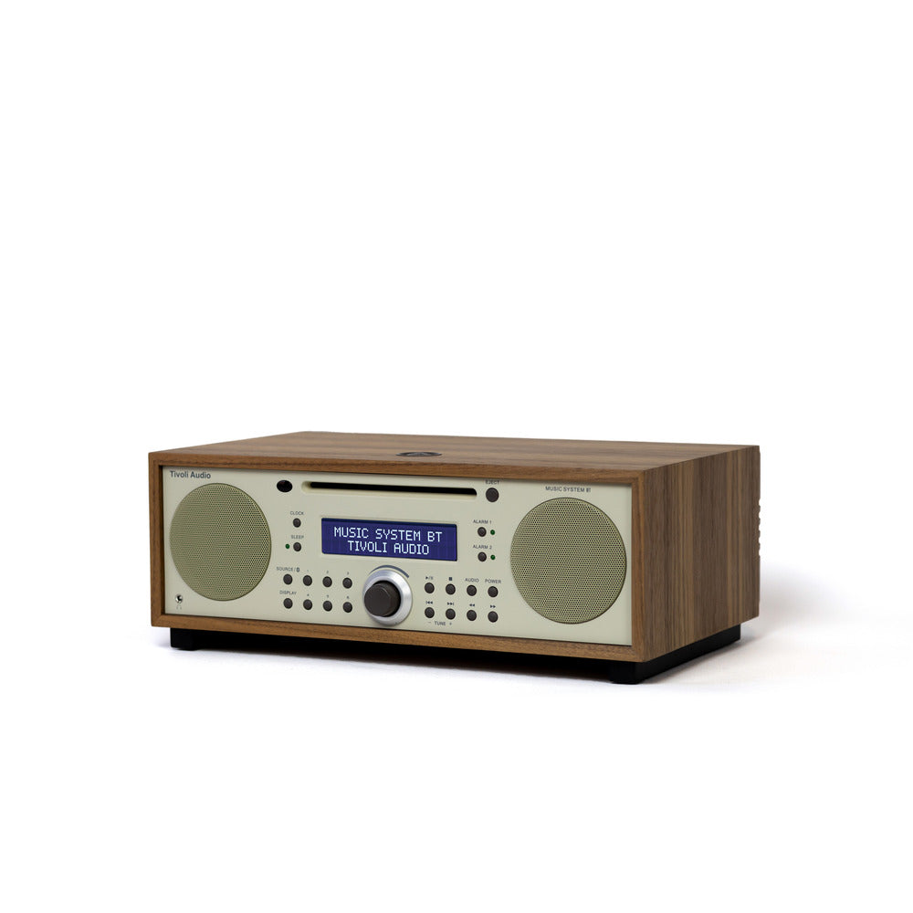 Tivoli Audio Music System with Bluetooth, CD Player, and AM/FM Radio - Walnut