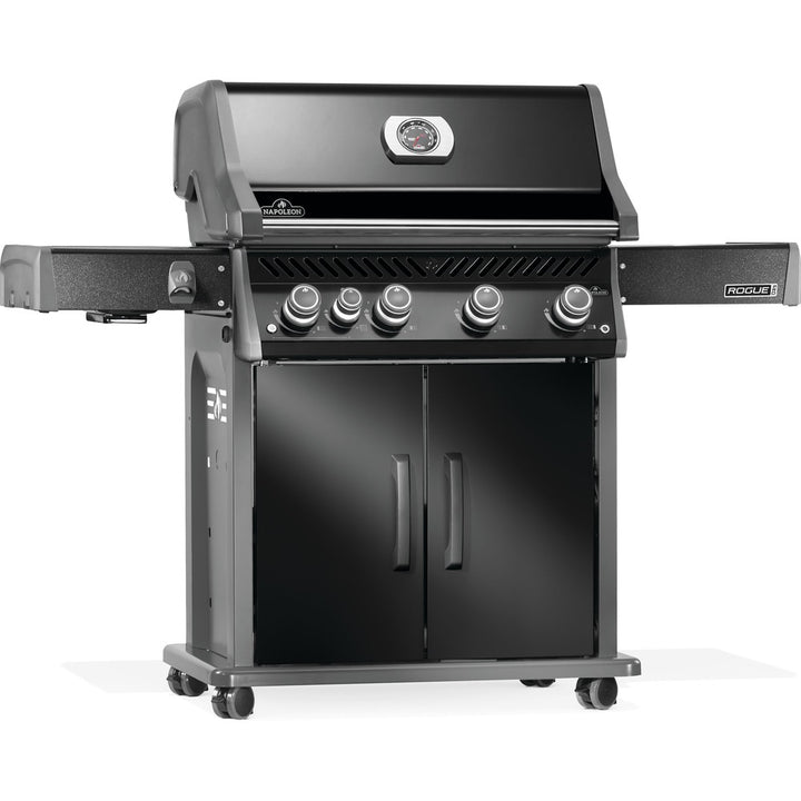 Napoleon Rogue® PRO 525 Natural Gas Grill with Infrared Side Burner - Black