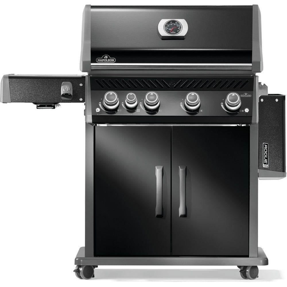 Napoleon Rogue® PRO 525 Natural Gas Grill with Infrared Side Burner - Black