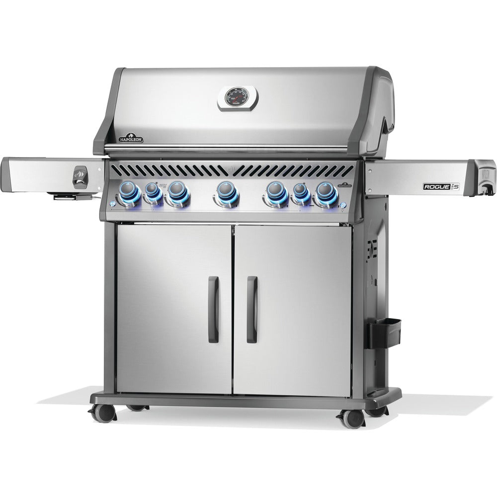 Napoleon Rogue® PRO-S 625 Natural Gas Grill with Infrared Side and Rear Burners, Stainless Steel