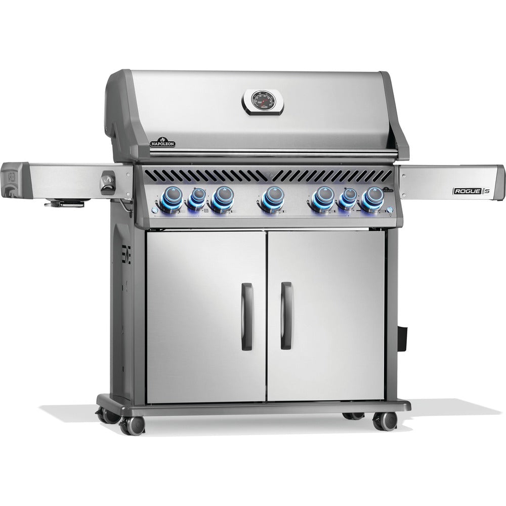 Napoleon Rogue® PRO-S 625 Natural Gas Grill with Infrared Side and Rear Burners, Stainless Steel