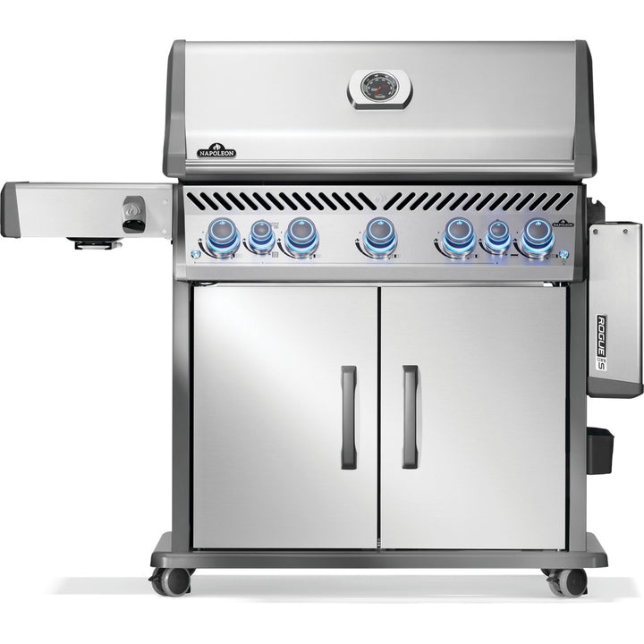 Napoleon Rogue® PRO-S 625 Natural Gas Grill with Infrared Side and Rear Burners, Stainless Steel